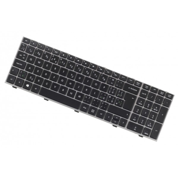 HP kompatibilní 676504-031 billentyűzet a laptopra Ezüst keret CZ/SK
