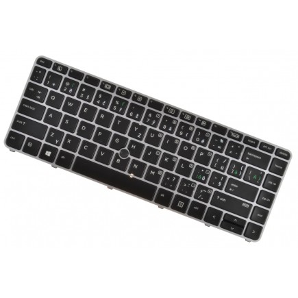 HP EliteBook 840 G4 billentyűzet a laptopra CZ/SK ezüst, trackpoint