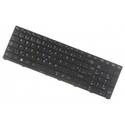 Toshiba Tecra R850 billentyűzet a laptopra CZ/SK Fekete trackpoint