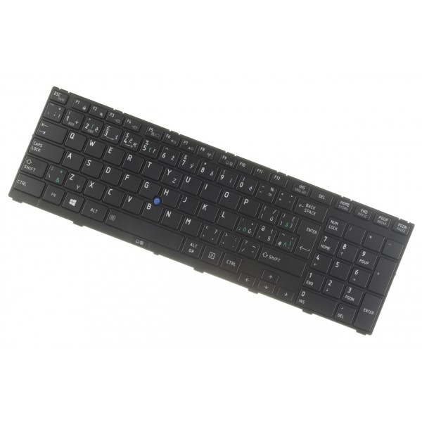 Toshiba Tecra R950 billentyűzet a laptopra CZ/SK Fekete trackpoint