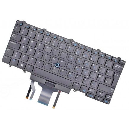 Dell Latitude E527 billentyűzet a laptopra UK keret nélkül, Trackpoint, Háttérvilágítású