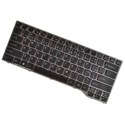 Fujitsu Siemens LifeBook E733 billentyűzet a laptopra Ezüst keret CZ/SK