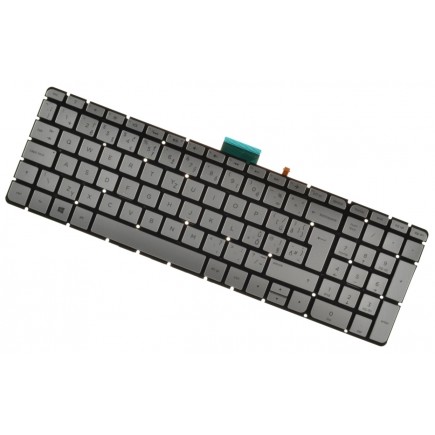 HP ENVY x360 15-w005nc billentyűzet a laptopra Ezüst, keret nélkül, háttérvilágítás, CZ/SK