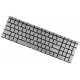 HP 15-CS0014NC billentyűzet a laptopra Ezüst, keret nélkül, háttérvilágítás, CZ/SK