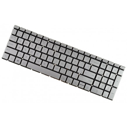 HP Pavilion 15-cs0014nc billentyűzet a laptopra Ezüst, keret nélkül, háttérvilágítás, CZ/SK