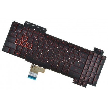 Asus FX504GE TUF billentyűzet a laptopra cseh keret nélkül, háttérvilágítás