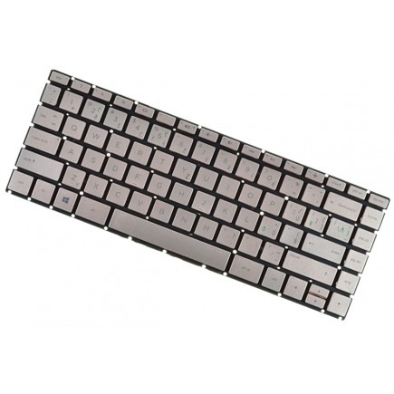 HP Pavilion 14-BK billentyűzet a laptopra CZ/SK Ezüst, keret nélkül