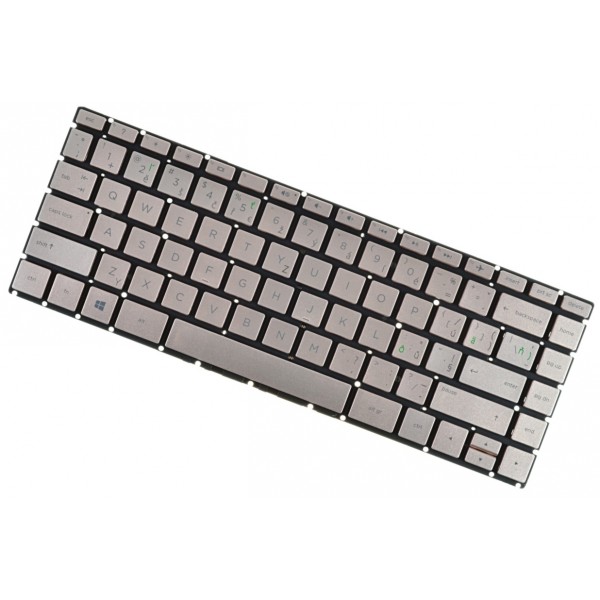 HP Pavilion 14-BK billentyűzet a laptopra CZ/SK Ezüst, keret nélkül