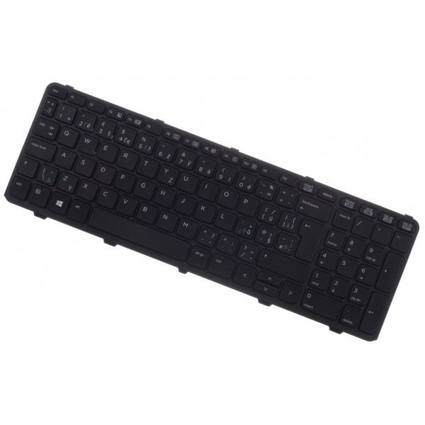Kompatibilní HP 768787-001 billentyűzet a laptopra kerettel, fekete CZ/SK