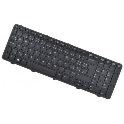 Kompatibilní HP 721953-001 billentyűzet a laptopra kerettel, fekete CZ/SK