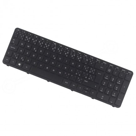 HP 15-R009SX  billentyűzet a laptopra kerettel, fekete CZ/SK