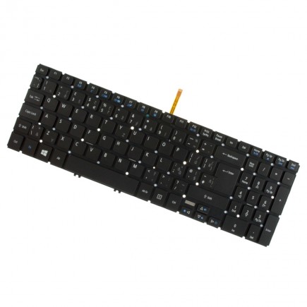 Acer Aspire V15 V7-582P billentyűzet a laptopra cseh keret nélkül, háttérvilágítás