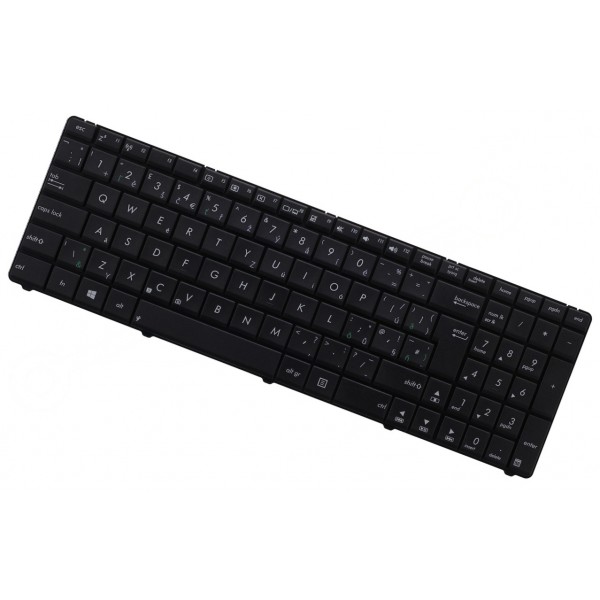 ASUS X53E-SX2172D billentyűzet a laptopra kerettel, fekete CZ/SK