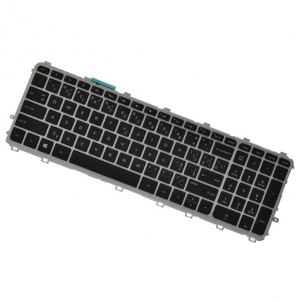 HP TouchSmart 15-J000 billentyűzet a laptopra CZ/SK Ezüst, háttérvilágítás
