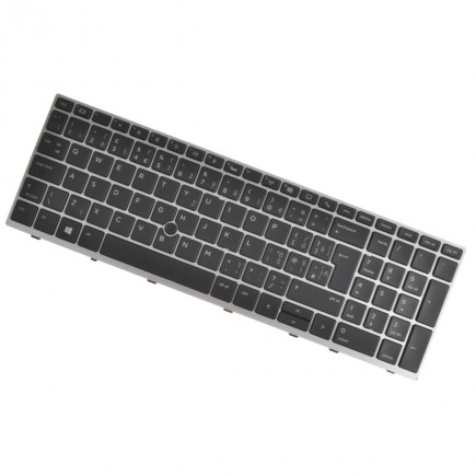 HP EliteBook 850 G6 billentyűzet a laptopra CZ/SK Ezüst, háttérvilágítás