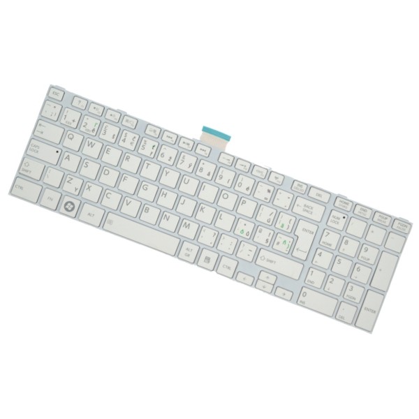 Toshiba SATELLITE C55-A-169 billentyűzet a laptopra fehér, kerettel CZ/SK