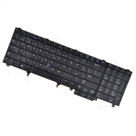 Kompatibilní Dell Y7VVR billentyűzet a laptopra CZ/SK Fekete trackpoint