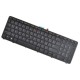 HP kompatibilní 733688-031 billentyűzet a laptopra CZ/SK Fekete, Háttérvilágítású, Trackpoint