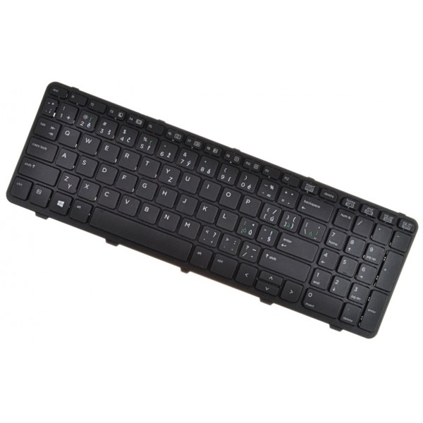 Kompatibilní HP 738696-FL1 billentyűzet a laptopra kerettel, fekete CZ/SK