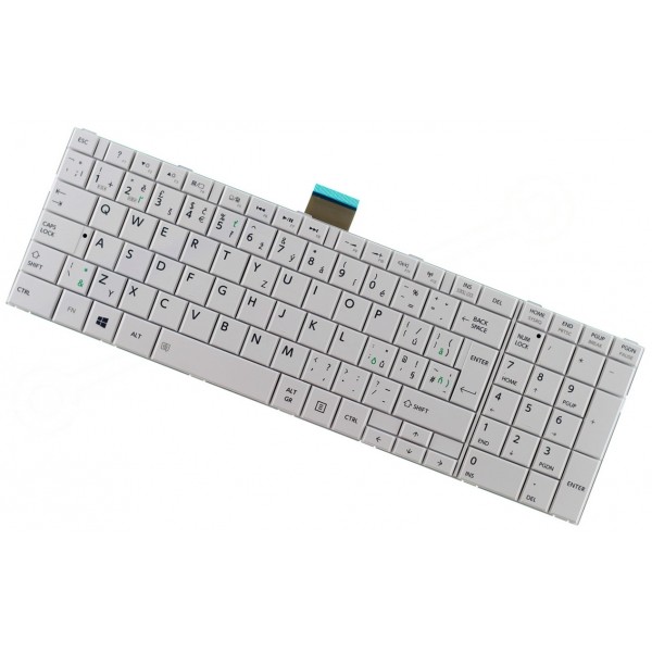 Kompatibilní V130562BK3 billentyűzet a laptopra kerettel  CZ/SK fehér