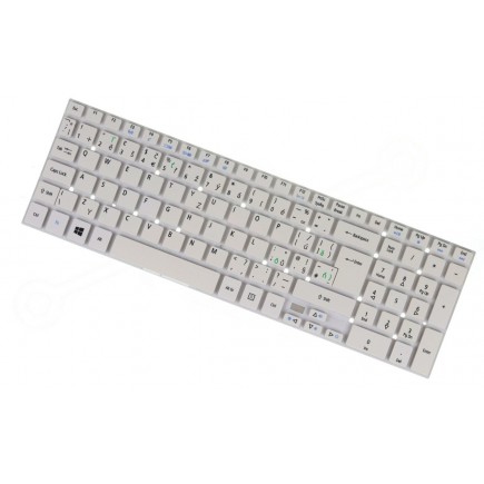 Acer Aspire V3-572G billentyűzet a laptopra CZ/SK Fehér keret nélkül
