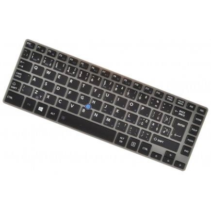 Lenovo Ideapad 100S-14IBR billentyűzet a laptopra CZ/SK ezüst, trackpoint