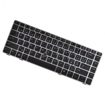 HP kompatibilní 6037B0053803 billentyűzet a laptopra Ezüst keret CZ/SK