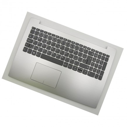 Lenovo IdeaPad 320-15IAP billentyűzet a laptopra Ezüst keret CZ/SK, Palmprest