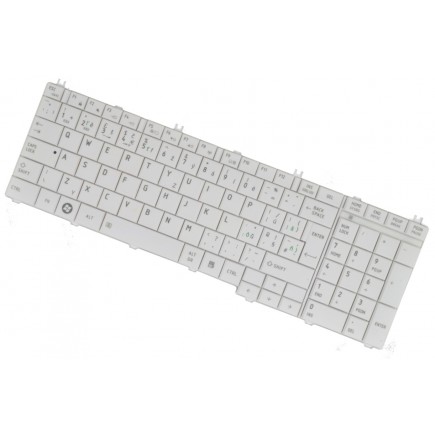 Toshiba Satellite C655 billentyűzet a laptopra CZ/SK Fehér