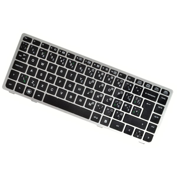 HP kompatibilní 6037B0053803 billentyűzet a laptopra Ezüst keret CZ/SK