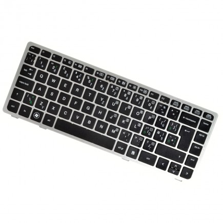 HP EliteBook 8460p billentyűzet a laptopra Ezüst keret CZ/SK