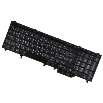 Dell  Latitude E6540 billentyűzet a laptopra CZ/SK Fekete trackpoint