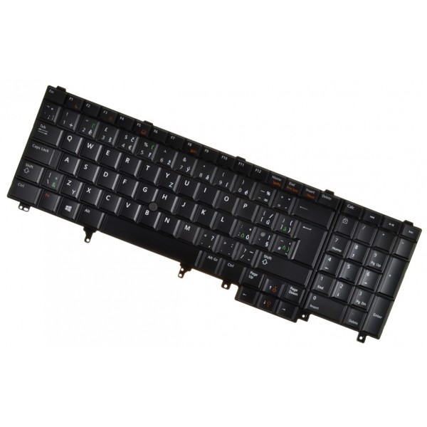 Kompatibilní Dell X30R1 billentyűzet a laptopra CZ/SK Fekete trackpoint
