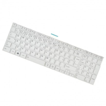 Toshiba Satellite L50D-A-005 (PSKMAC-005004) billentyűzet a laptopra fehér, kerettel CZ/SK