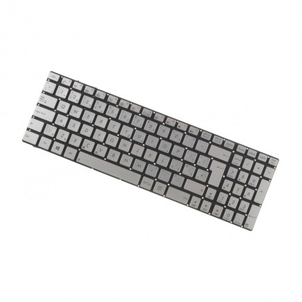 Asus S550CA billentyűzet a laptopra CZ/SK Ezüst, keret nélkül, háttérvilágítás