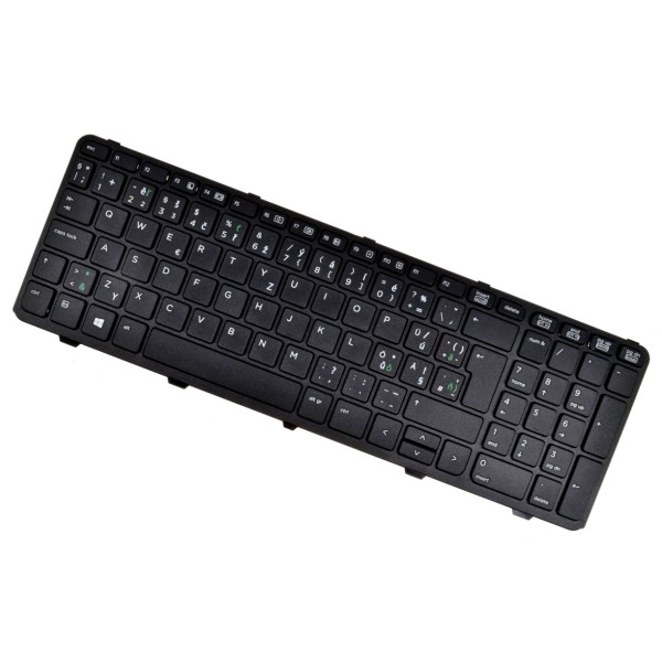 HP kompatibilní 736648-001 billentyűzet a laptopra CZ/DE Fekete