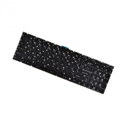 MSI GE73VR 7RF billentyűzet a laptopra cseh keret nélkül, háttérvilágítás
