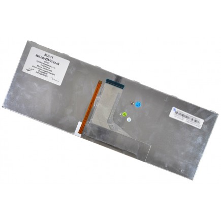 Toshiba Satellite P845T billentyűzet a laptopra CZ/SK Ezüst váz, háttérvilágítással