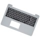 Asus X554LJ-X0076H billentyűzet a laptopra CZ/SK Fehér, Palmrest, Érintőpad nélkül