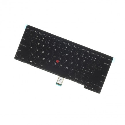 Lenovo ThinkPad Edge E455 billentyűzet a laptopra CZ/SK Fekete, Háttérvilágítású, Trackpoint