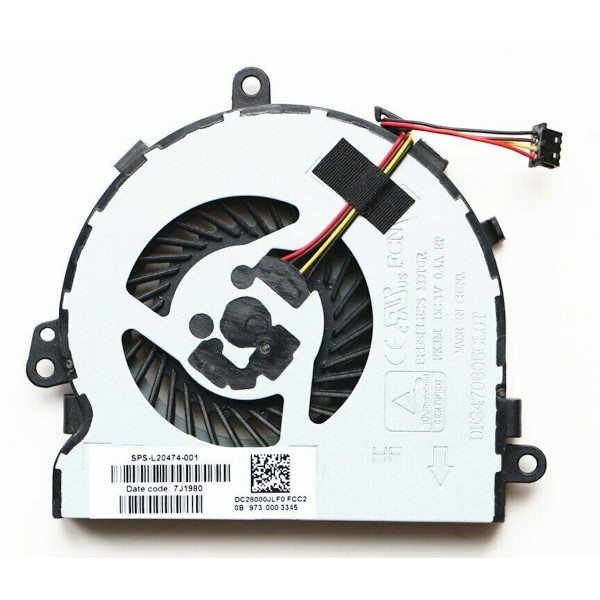 Laptop hűtő ventilátor HP 15-DA0000TU