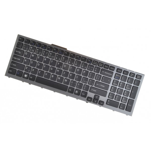 Sony Vaio VPC-F11E4E billentyűzet a laptopra CZ/SK ezüst