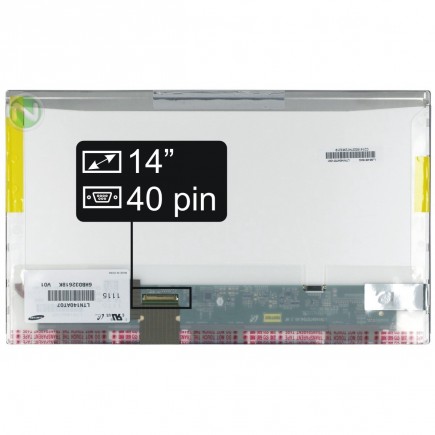 Kijelző a Gateway TC79 Serie 14" HD LED 40 pin laptop részére - Fényes