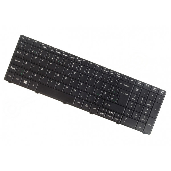 Acer Aspire E1-531-4667 billentyűzet a laptopra kerettel, fekete CZ/SK