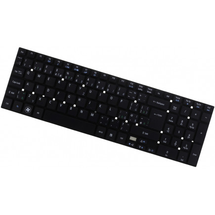 Packard Bell EasyNote TS44HR B9504G50Mnww billentyűzet a laptopra cseh keret nélkül, fekete / fehér / ezüst keret nélkül