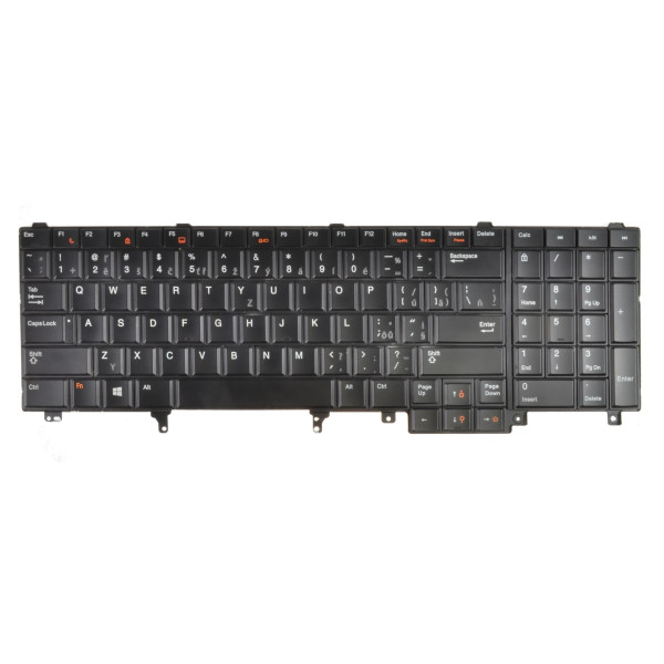Kompatibilní 2CXN3 billentyűzet a laptopra CZ/SK Fekete, Háttérvilágítás
