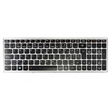 Kompatibilní 25211303 billentyűzet a laptopra CZ/SK Ezüst, Háttérvilágítás