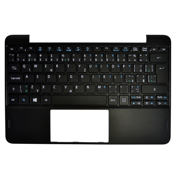 Acer One 10 S1003 billentyűzet a laptopra CZ/SK Fekete, Palmprest, Érintőpad nélkül