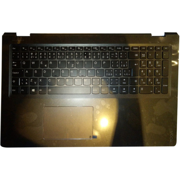 Kompatibilní 5CB0L66035 billentyűzet a laptopra CZ/SK Fekete, Palmprest, Érintőpad nélkül