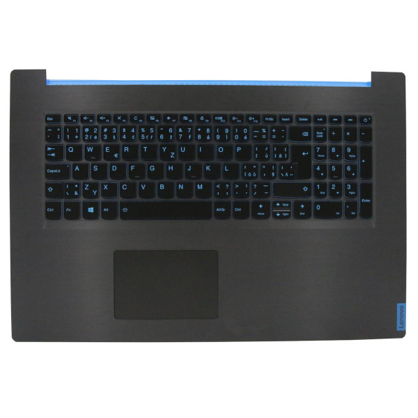 Kompatibilní 5CB0U42830 billentyűzet a laptopra CZ/SK Fekete, Palmprest, Érintőpad nélkül